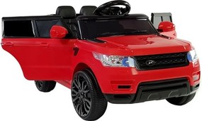 LEAN CARS Elektrické autíčko HL1638 s diaľkovým ovládaním, MP3 a LED svetlom červené