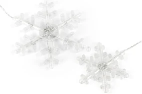 Bestent Svetelná reťaz 156LED 5m teplá biela Snowflakes