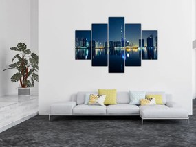 Obraz nočného mesta (150x105 cm)