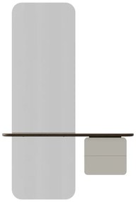 Bielo-hnedá predsieňová zostava v dekore duba One More Look – UMAGE