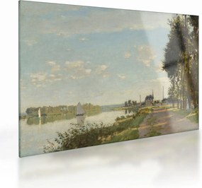 Sklenený obraz - Claude Monet, Argenteuil, reprodukcia (70x50 cm)