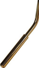 Barová stolička Braga (SET 2 ks) - zamat, zlatá podnož - Tmavo sivá