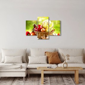 Obraz - Zelenina (90x60 cm)