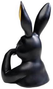 Sweet Rabbit dekorácia čierna 31 cm