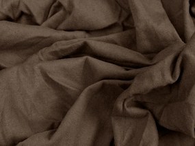 Jersey plachta s lycrou tmavohnedá 90 x 200 cm