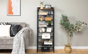 Botník Vasagle Deromi 52 cm hnědý/černý