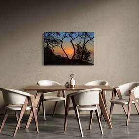Obraz západu slnka (90x60 cm)