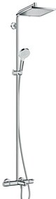 Hansgrohe Crometta E, Showerpipe 240 1jet s vaňovým termostatom, chróm, HAN-27298000