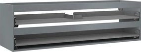 Mexen Box-A, závesná skrinka 160 cm, 2 zásuvky, grafitová matná, 91AX0-1600-470-2-66