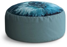 Sablio Taburet Circle Vojnová loď prerážajúca oceán: 40x50 cm
