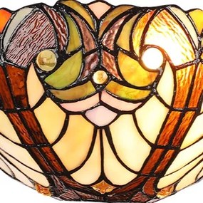 Vitráž nástenné svietidlo Tiffany 1703 Prezent 20