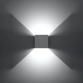Sollux Lighting Nástenné svietidlo LUCA biela LED IP54
