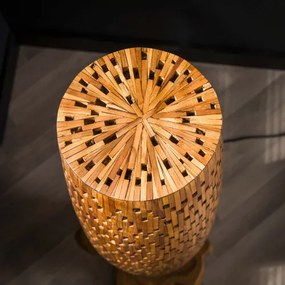 Stojaca lampa 80-81 Bars 3L Drevo Teak  - Komfort-nábytok