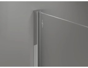 Mexen, Mexen Kioto-X sprchová stena 60 x 200 cm, grafit 10 mm, chróm - 800-060-101-01-40-X