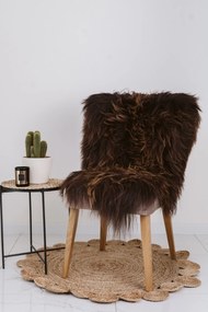 Ovčia kožušina islandská ovca hnedá