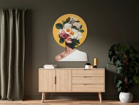 drevko |  Obraz Kvetinová múza  60 x 445 cm