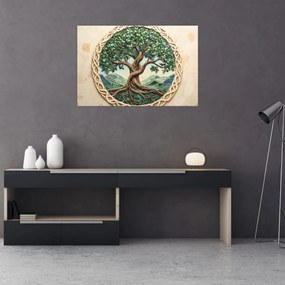 Obraz – Prepletený strom života (90x60 cm)