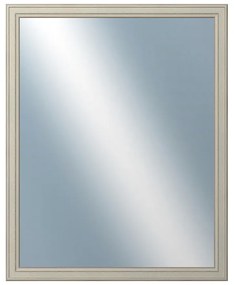 DANTIK - Zrkadlo v rámu, rozmer s rámom 80x100 cm z lišty STEP biela (3018)