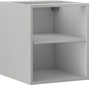Mexen Box-A, otvorená skrinka s policou 40 cm, sivá matná, 91AX2-0400-470-0-62