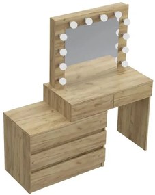 Toaletný stolík s LED zrkadlom