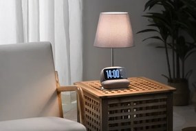 Immax 09109L - LED stmievateľná stolná lampa s bezdrôtovým nabíjaním Qi SOFA LED/6W/230V sivá