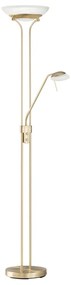 LED stmievateľná stojacia lampa v zlatej farbe (výška 182 cm) Pool – Fischer &amp; Honsel