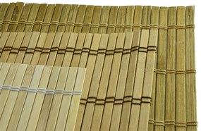 Bambusová rohož za posteľ hnedá Šírka rohože: 120 cm, Dĺžka rohože: 200 cm