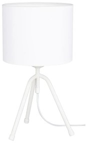 Tami Stolná lampa 1xE27 Max.60W Biela / Biela PVC / Biela