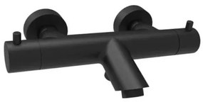 Vaňová batéria Paffoni Light bez sprchového setu 150 mm čierna LIQ022NO