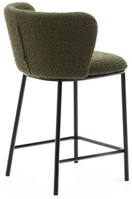 Zelená barová stolička (výška sedadla 65 cm) Ciselia – Kave Home