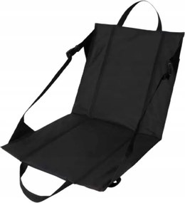 Turistická skladacia stolička VENTO 38 cm, čierna