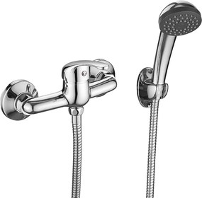 Kuchinox Oris, nástenná sprchová batéria s ručnou sprchovou súpravou, chrómová, LAV-BQE_041D
