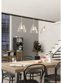 Eglo 43632 - Luster na lanku COPLEY 3xE27/40W/230V