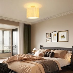 Brilagi - Prisadený luster NORDIC WAVE 1xE27/15W/230V priemer 32 cm ľan/biela