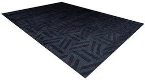Koberec PEARL 51326E geometrický / štrukturálny, čierny