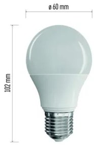 EMOS Súprava 3x LED žiarovka CLS A60, E27, 9W, neutrálna biela / denné svetlo