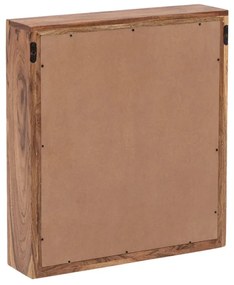 furniture-nabytek.cz - Masívne kúpeľňové zrkadlo Sydney z akácie, lakované, hnedé – 56×18×65 cm