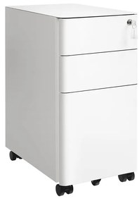 Kancelárska skrinka SONGMICS s kolieskami a zámkom OFC030W01