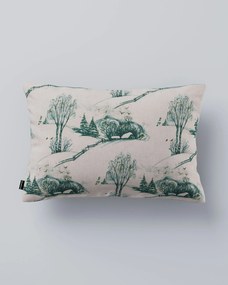 Karin - jednoduchá obliečka, 60x40cm farba produktu biela látka vzorované
