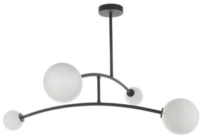 Endon 92940 - Luster na tyči BALANCE 4xG9/3W/230V čierna/biela