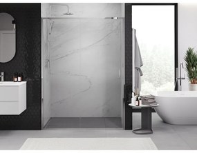 Mexen Exo, posuvné dvere do otvoru 160x200 cm, 6mm číre sklo, chrómový profil, 8151-160-000-01-00