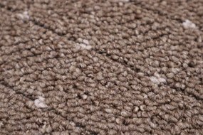 Condor Carpets, Koberec metráž Udinese hnedý - neúčtujeme odrezky z role, na mieru, šíře 4m,na mieru, neúčtujeme odrezky, hnedá, filc, chodba / predsieň