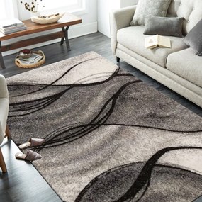 Vzorovaný koberec s abstraktným motívom do obývačky Šírka: 200 cm | Dĺžka: 290 cm