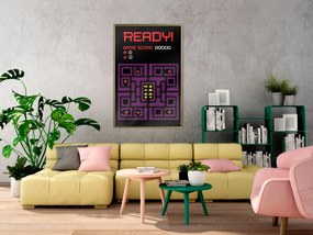 Artgeist Plagát - Ready! [Poster] Veľkosť: 30x45, Verzia: Zlatý rám s passe-partout