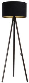 BPS Koncept Stojacia lampa STANDART 1xE27/60W/230V čierna/wenge AS0462+BS0400