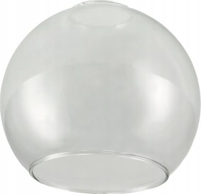 BERGE LED závesné stropné svietidlo, drevený trám, 3xE27, Luster, guľa, bezfarebný