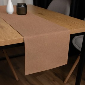 Biante Dekoračný behúň na stôl BKW-203 Hnedé žíhanie 45x160 cm