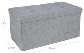 Lavica SULTAN svetlosivá