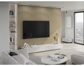 Mexen Lam-B, akustické stenové lamely 275 × 30 cm, HDF doska 4 mm, technická dyha, dub pieskový, S100-275307-3015-001