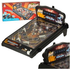 KIK Detský stolný pinball – arkádová hra s flippermi, svetlami a hudbou